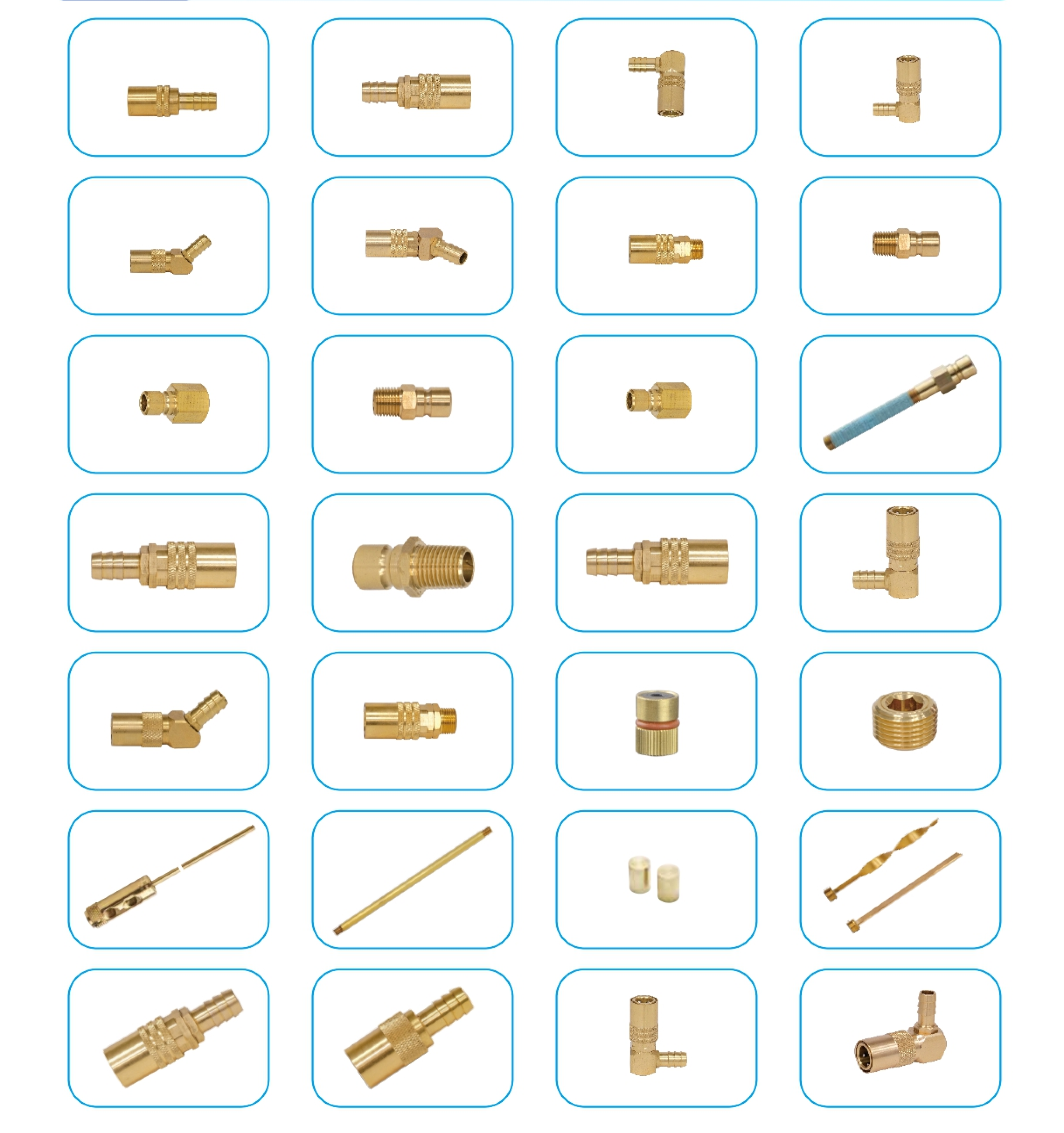 Set 2: Brass Fittings and Adapters Collection